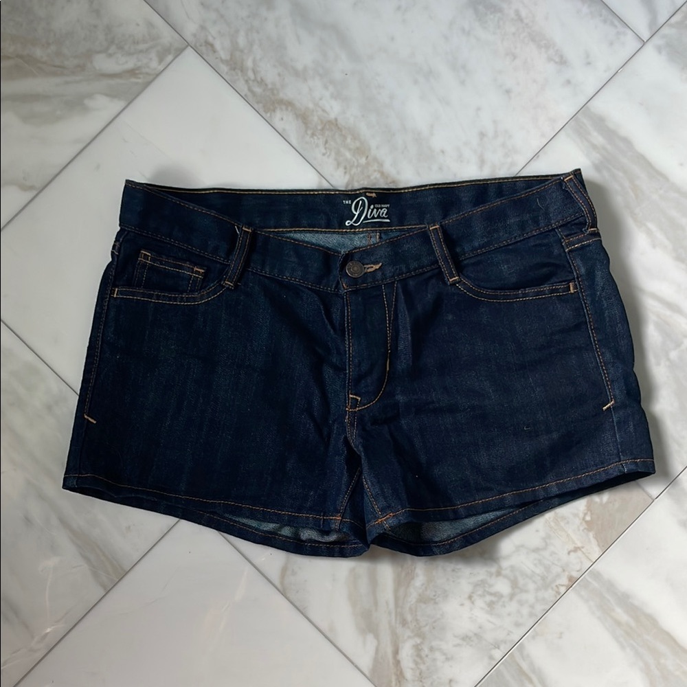 Diva Lowrise Dark Denim/Jean Shorts